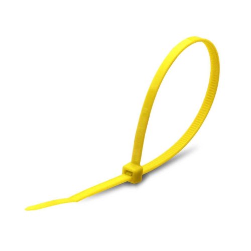 Стяжки нейлоновые Fortisflex КСС 4*200 (ж) (100шт.) желтый картинка